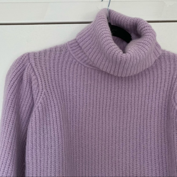 NastyGal Lavender Turtleneck Sweater - Picture 7 of 8